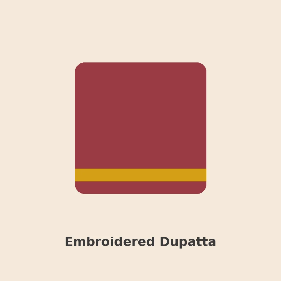 Embroidered Dupatta